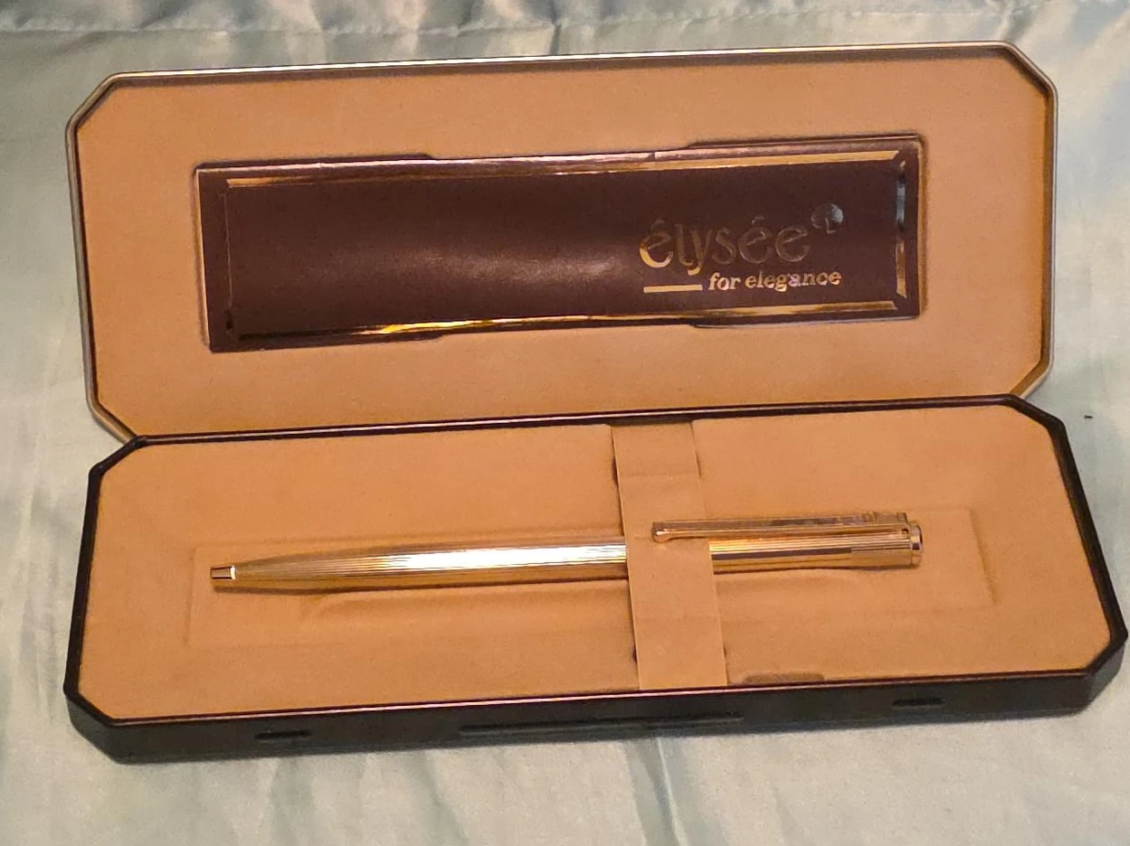 Elysee For Elegance Gold Tone Pen
