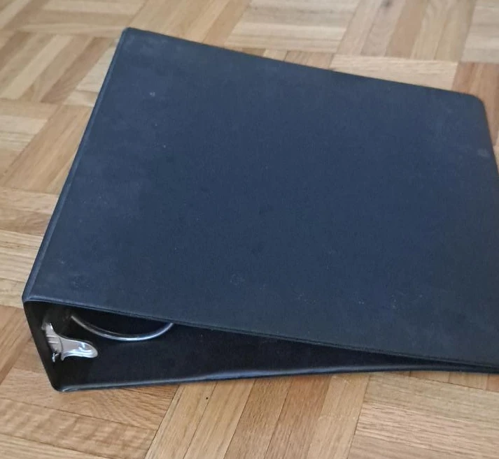 Black Three-Ring Binder