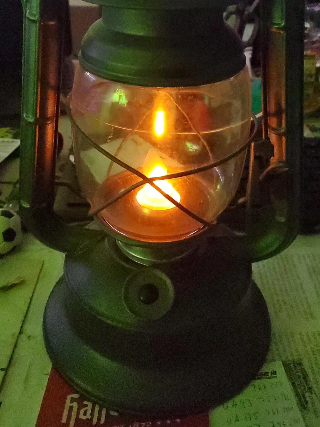 Vintage-Style LED Lantern