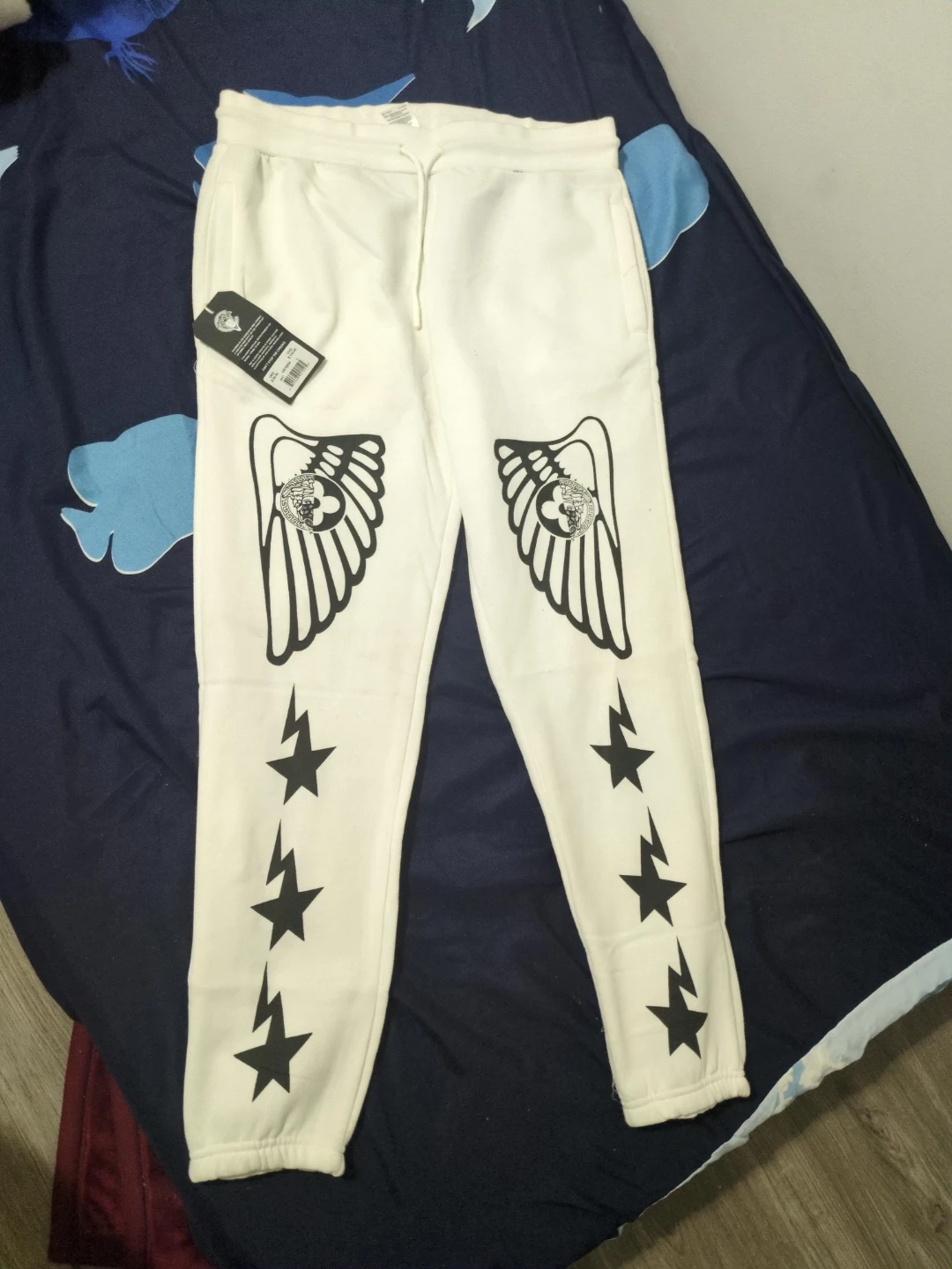 Crooks & Castles White Sweatpants
