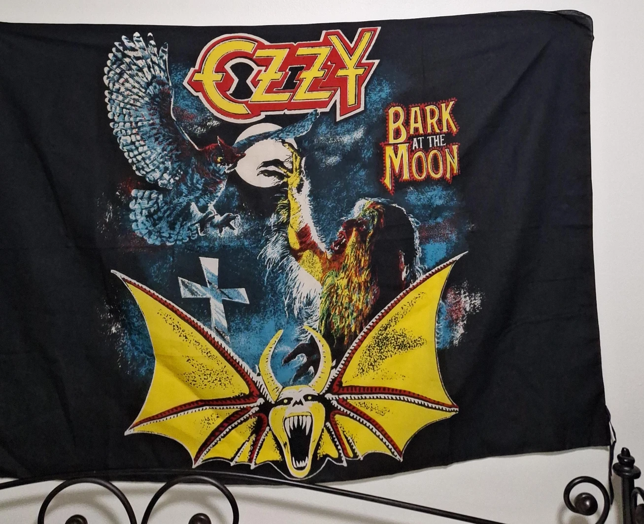 Ozzy Osbourne Bark at the Moon Wall Tapestry