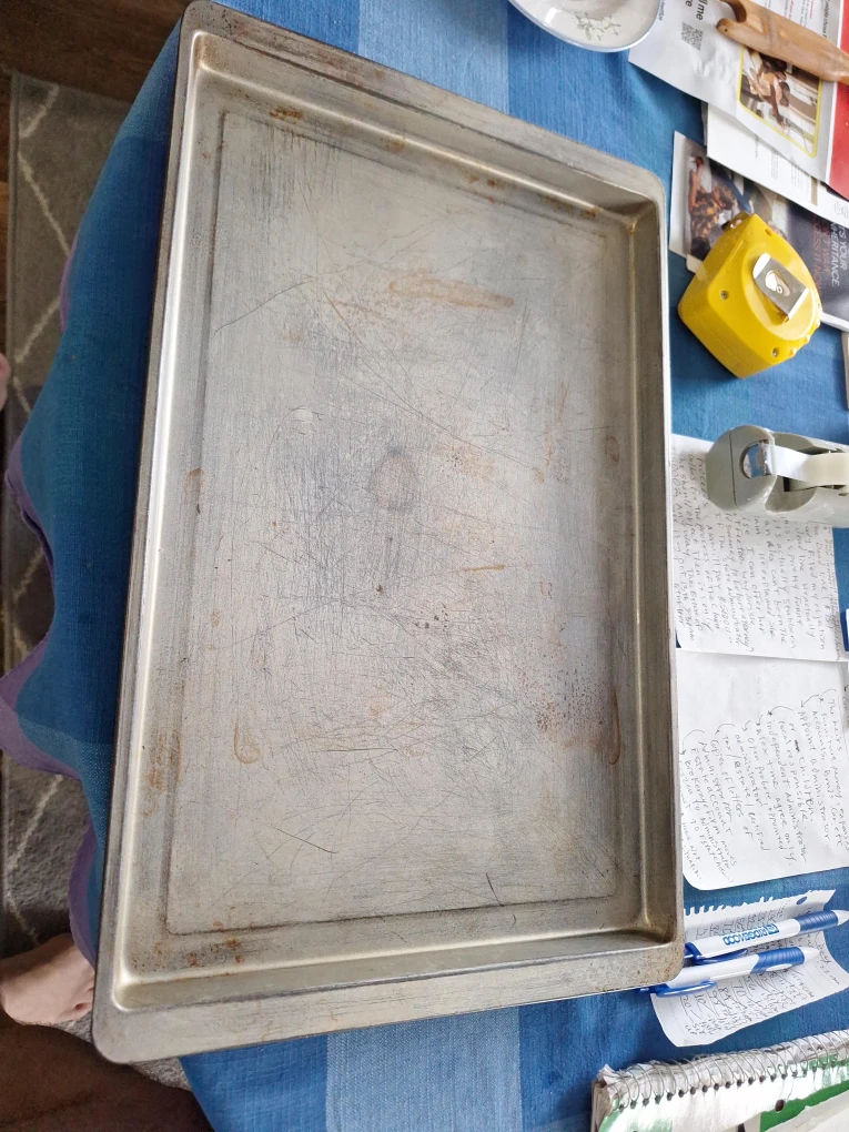 Used Rectangular Baking Sheet