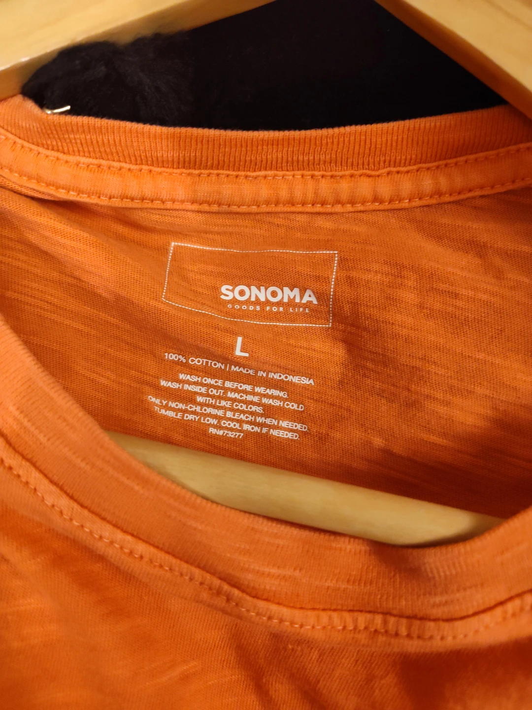 Sonoma Goods for Life Orange Pocket T-Shirt - Large