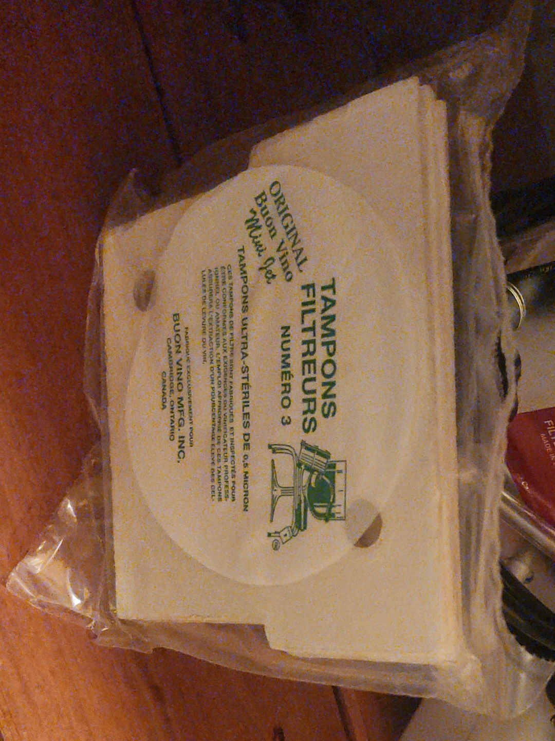 Buon Vino Filter Pads #3