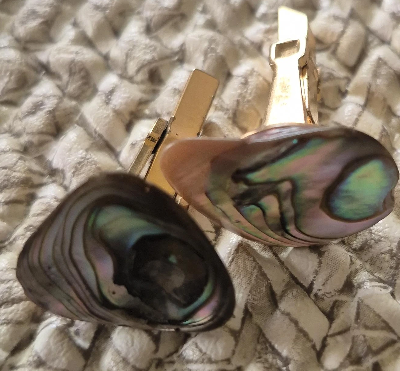 Abalone Shell Cufflinks