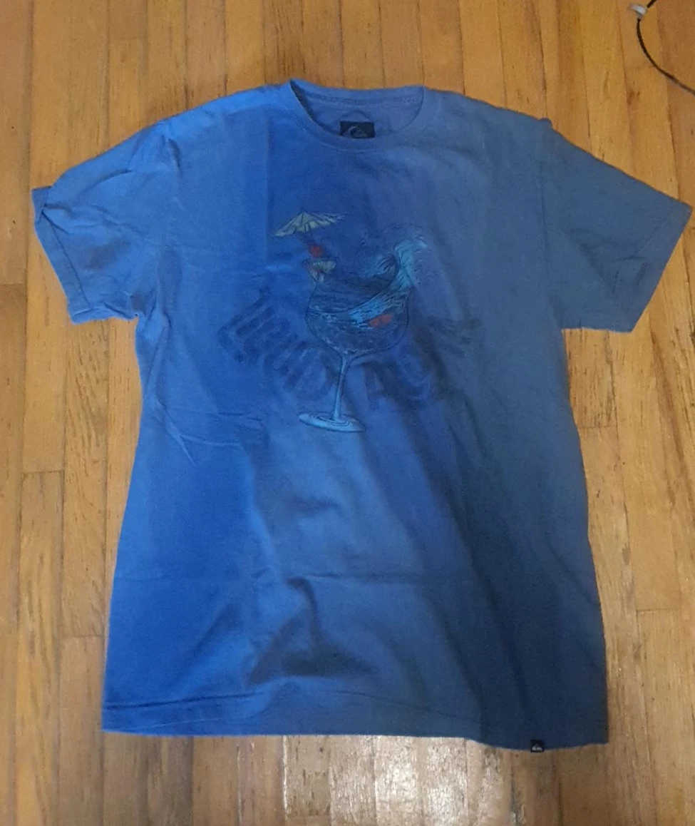 Quiksilver Liquid Aloha T-Shirt Blue
