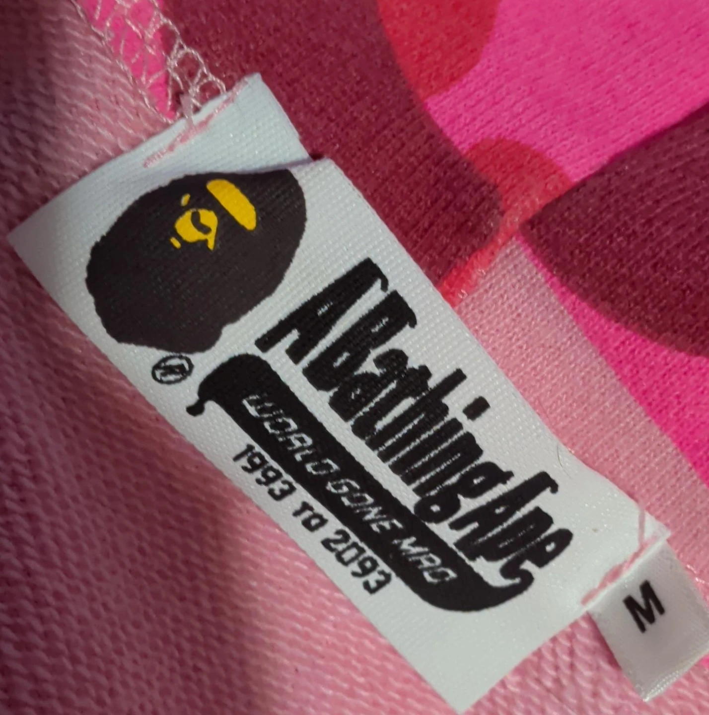 A Bathing Ape Pink Camo Shark Hoodie