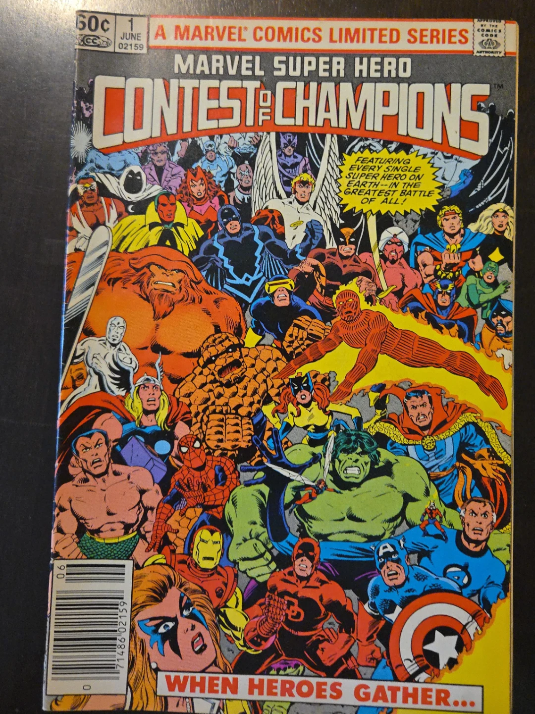 Marvel Super Hero Contest of Champions Comic Book