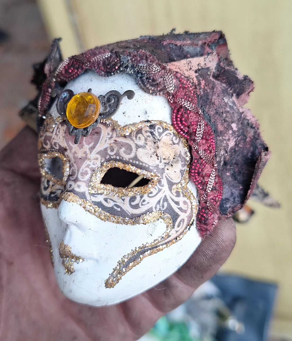 Decorative Venetian Style Masquerade Mask