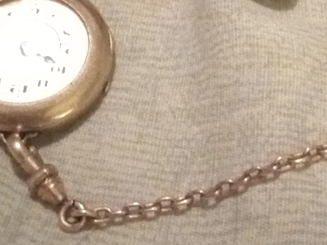 Miniature Brass Mantle Clock