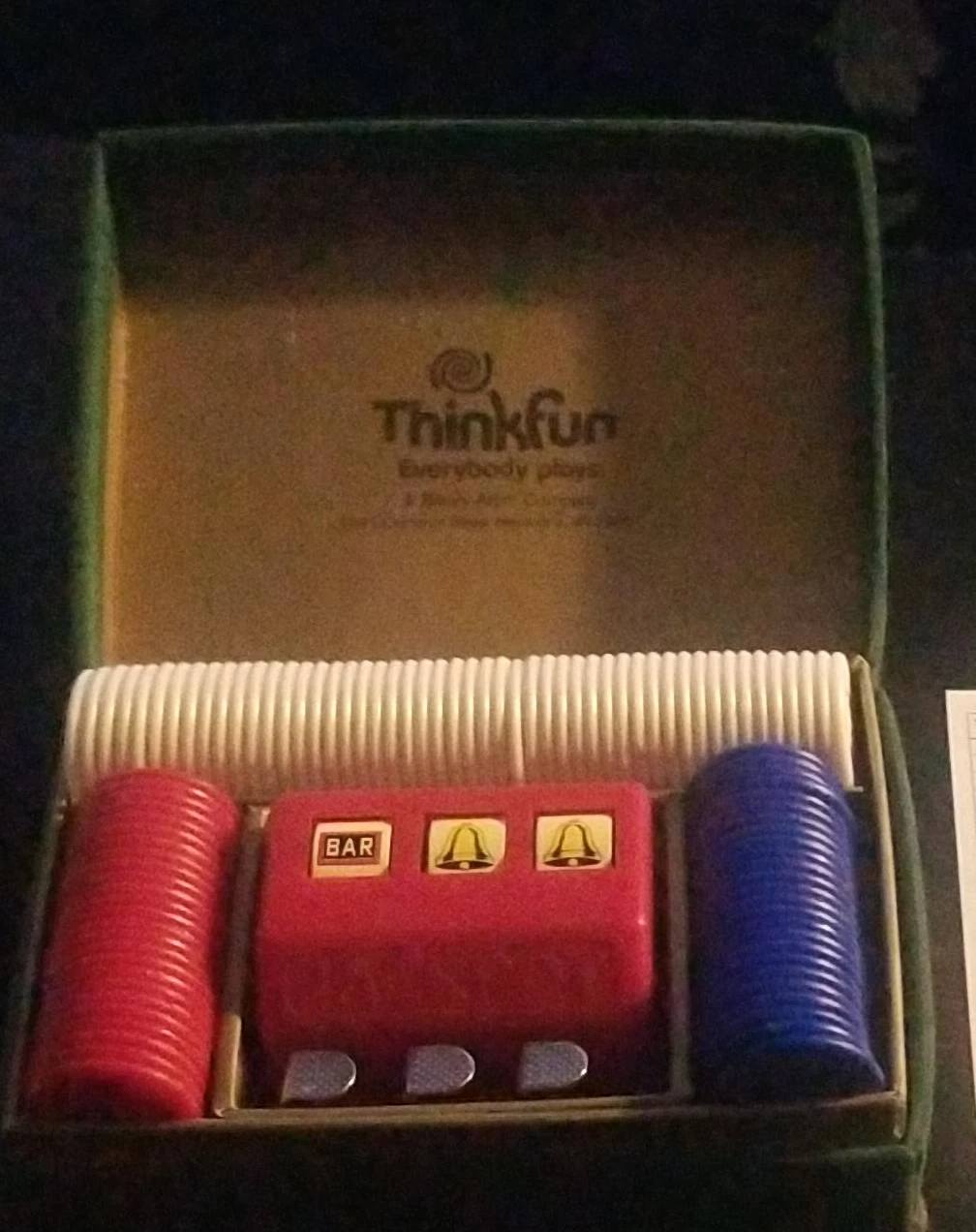 ThinkFun Jackpot Mechanical Slot Machine Game