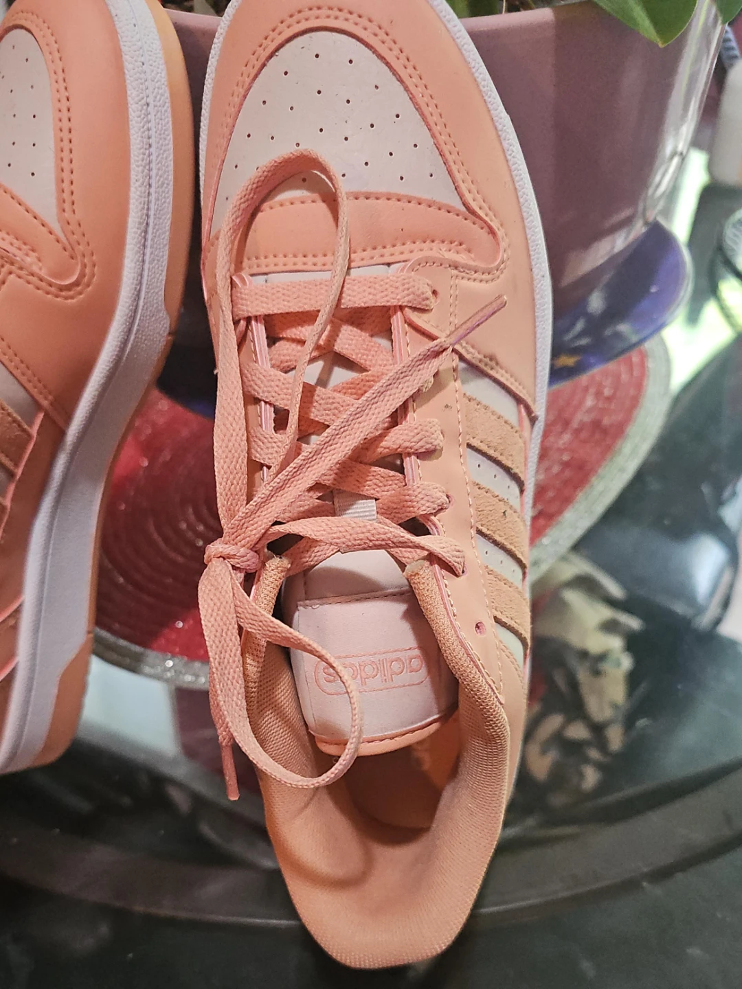 Adidas Peach Sneakers
