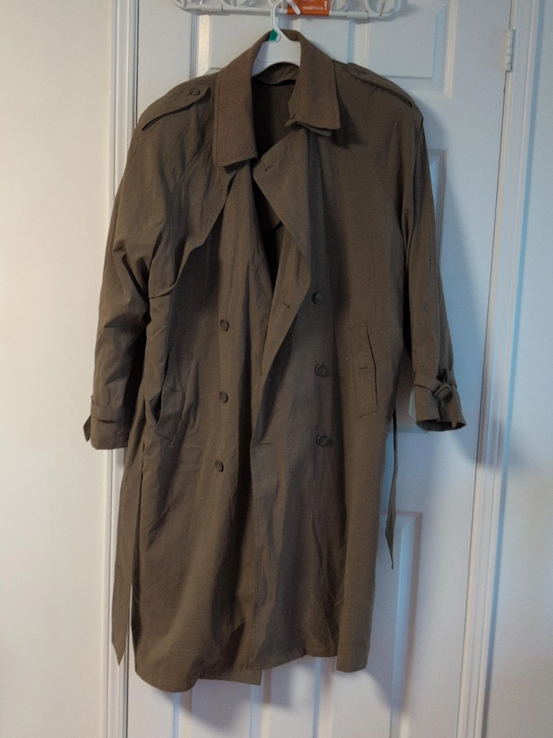 Vintage Khaki Trench Coat