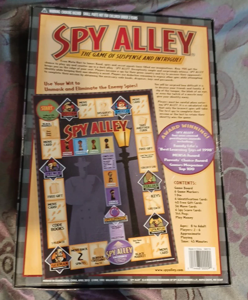 Spy Alley Board Game