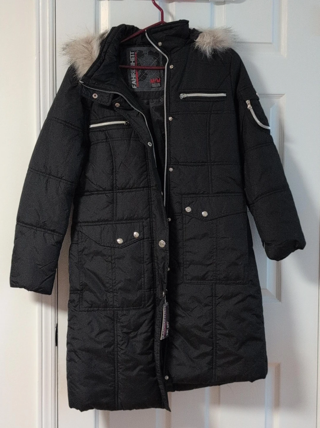 Fahrenheit Black Winter Coat