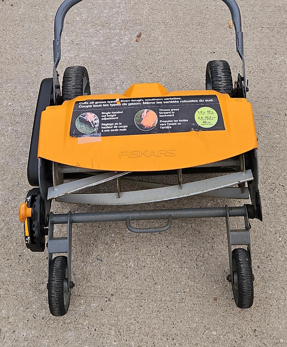 Fiskars StaySharp Max Reel Mower - photo 2