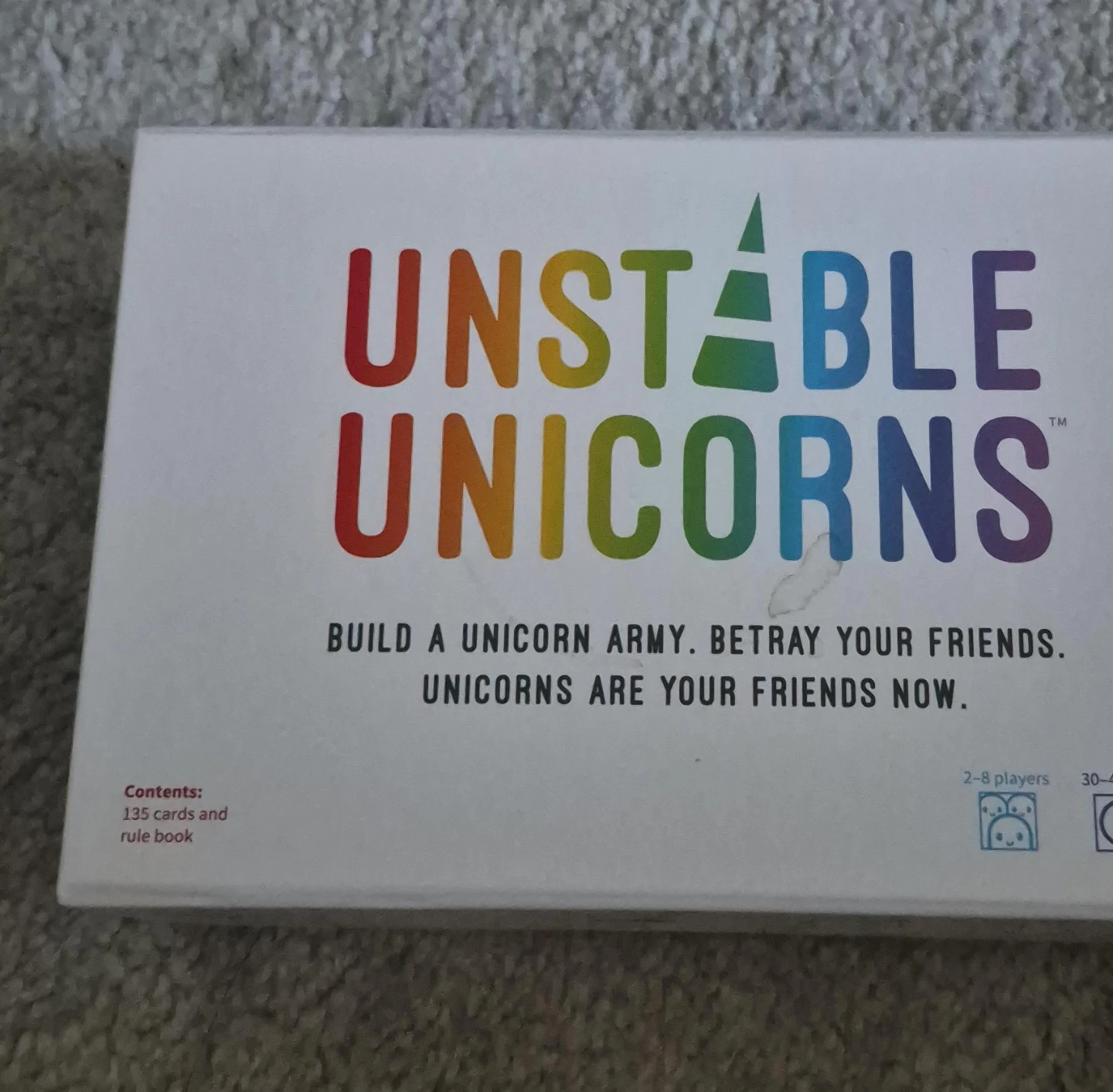 Unstable Unicorns card game