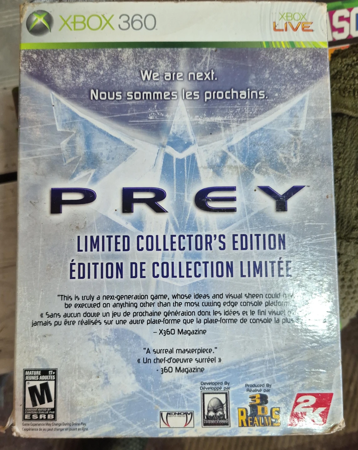 Prey Limited Collector's Edition - Xbox 360