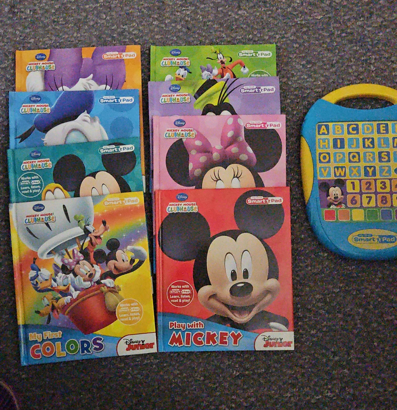 Disney Mickey Mouse Clubhouse Smart Pad with 8 Books