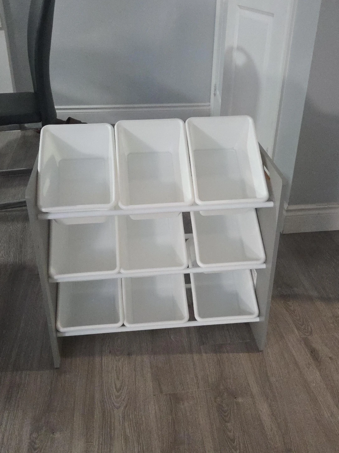 9 bin toy organizer shelf