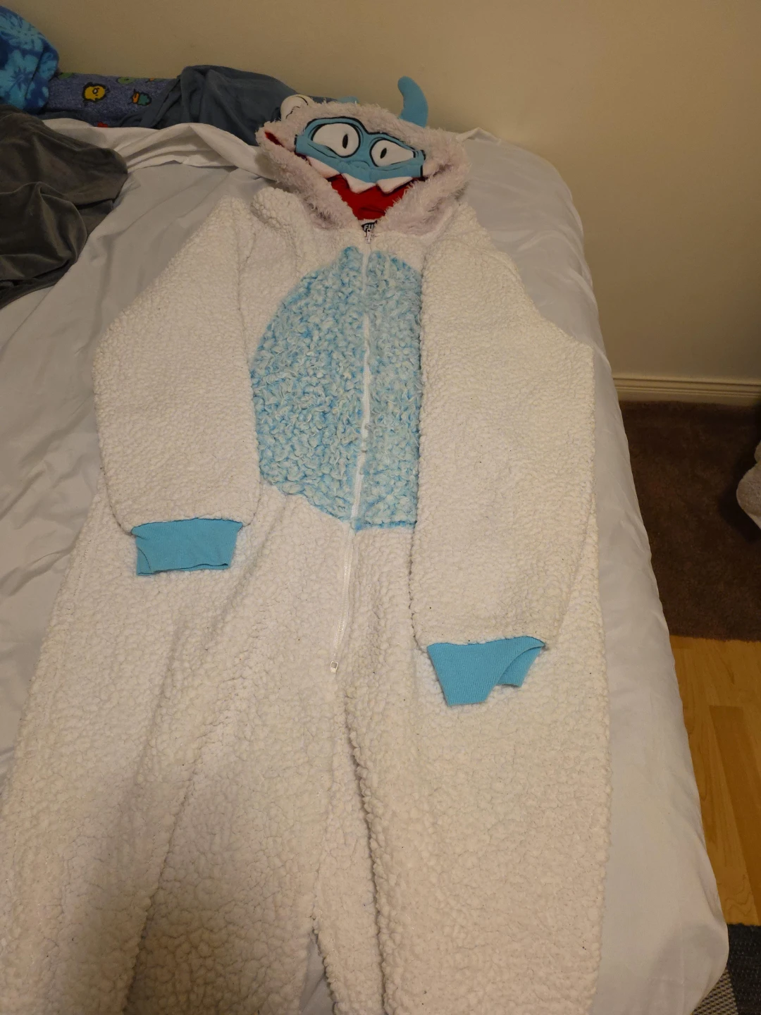 Fuzzy Yeti Onesie