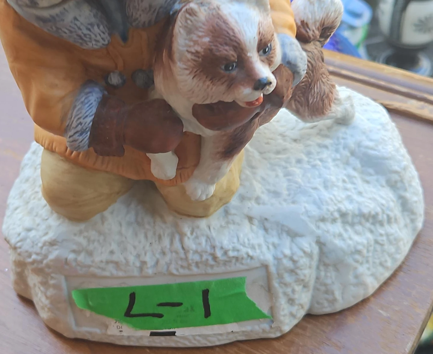 Vintage 1978 Porcelain Child and Dog Figurine