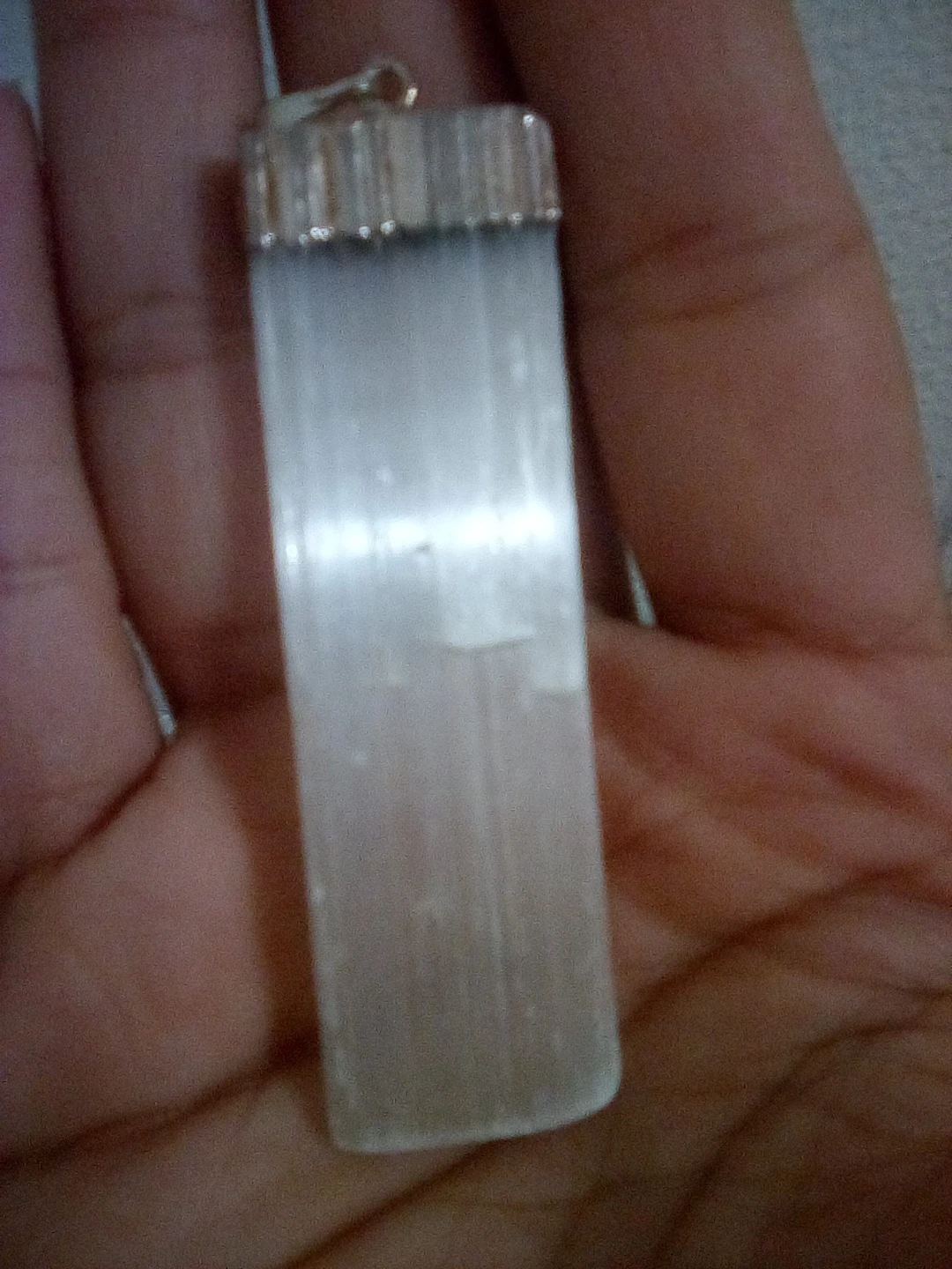 Selenite Crystal Pendant