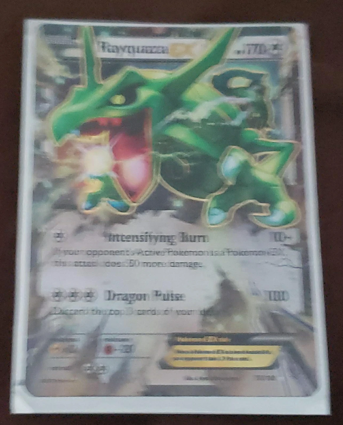 Rayquaza EX Pokemon Card