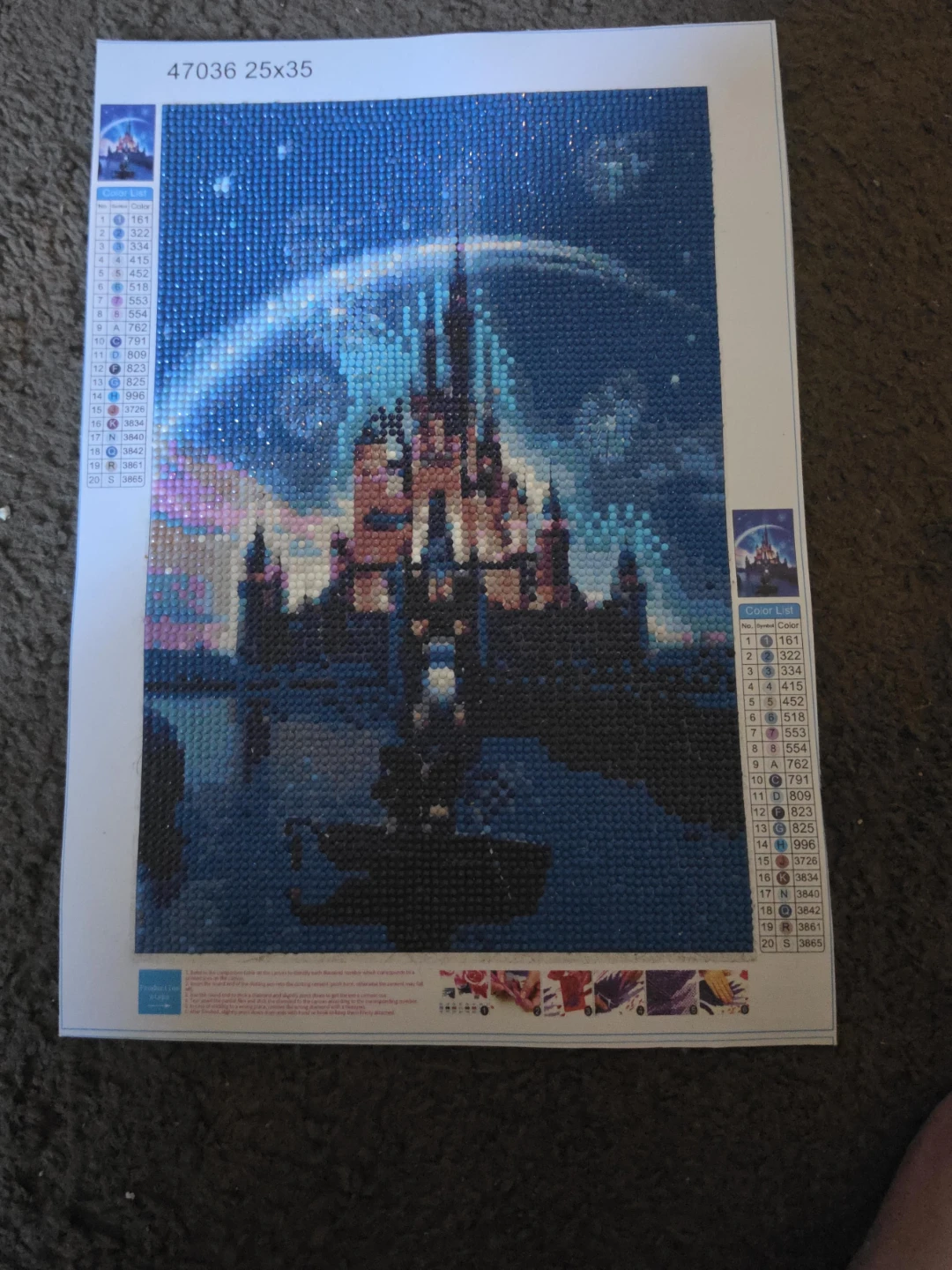 Disney Castle Diamond Painting Kit