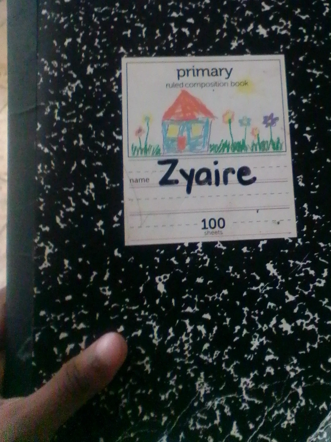 Primary Ruled Composition Book 100 Sheets