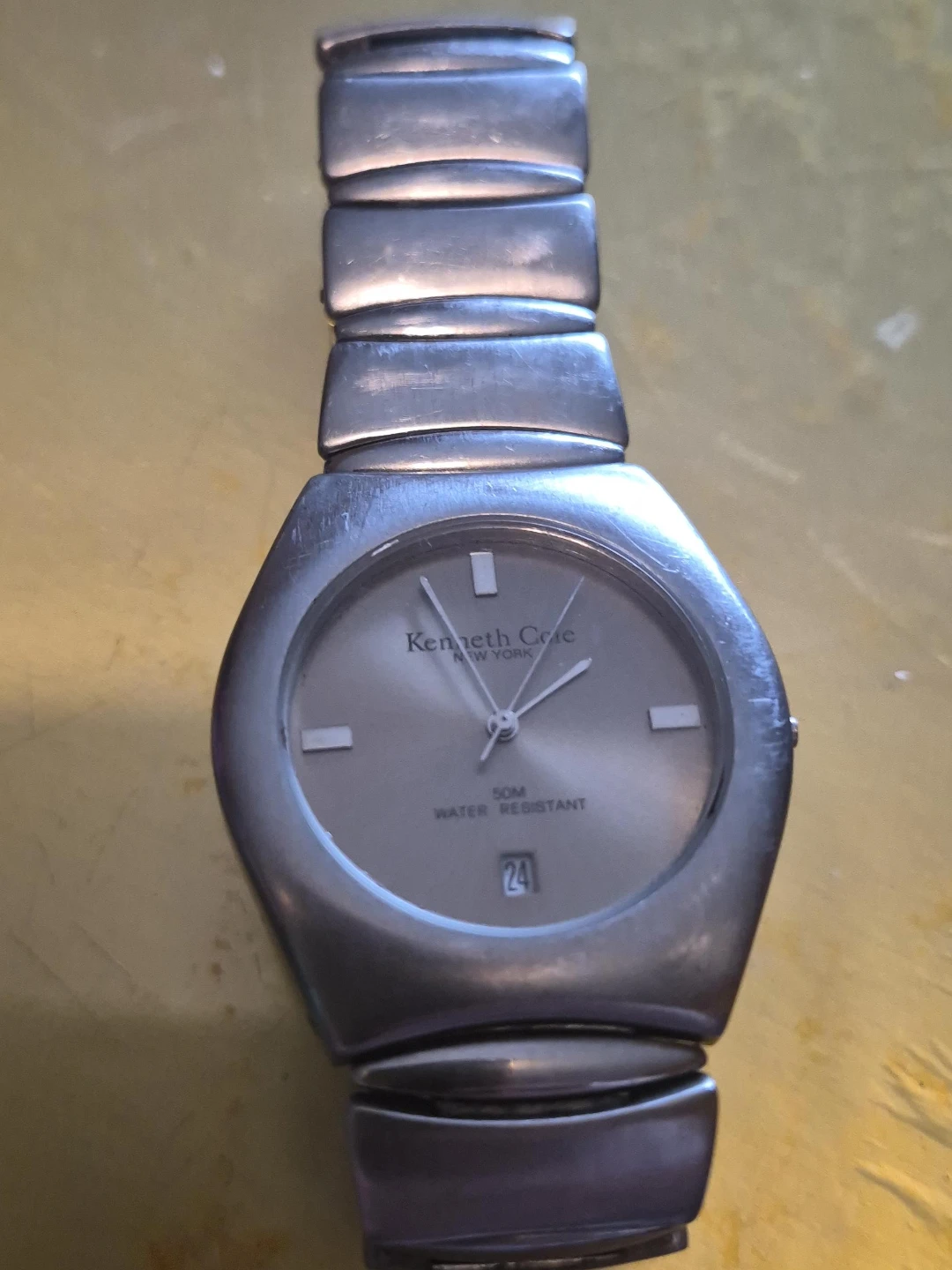 Kenneth Cole New York Silver Tone Watch