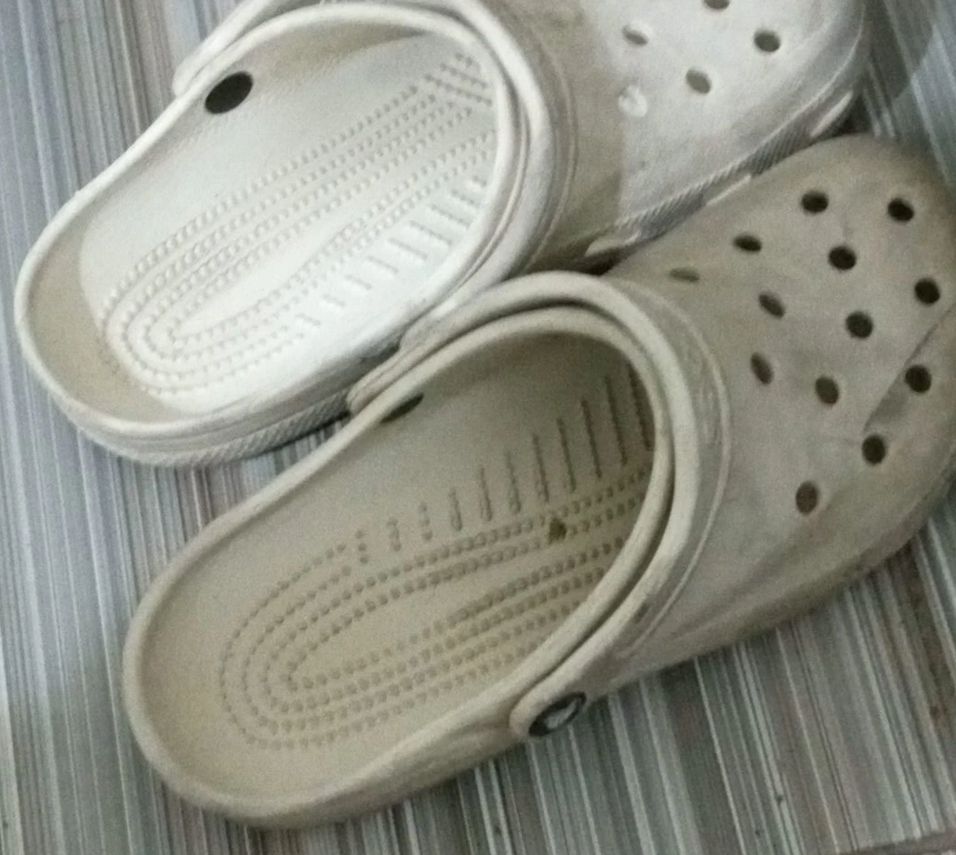 White Crocs Clogs