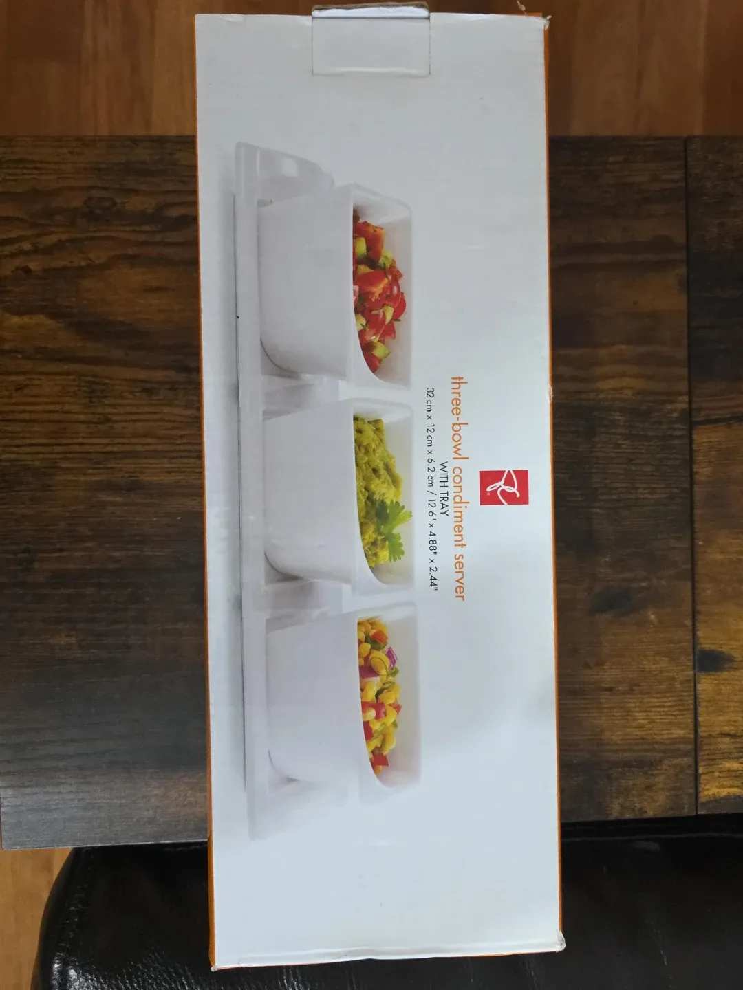 PC Three-Bowl Condiment Server