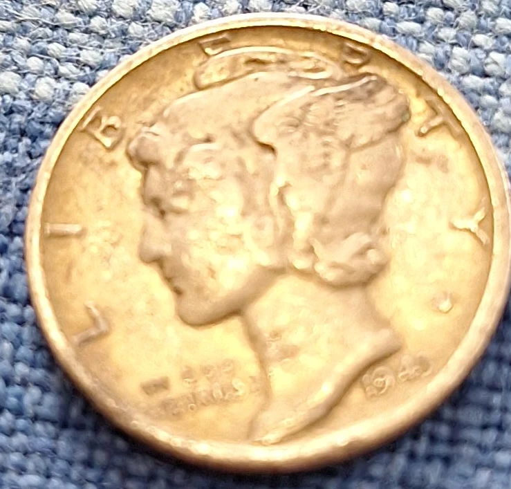 1942 Mercury Dime
