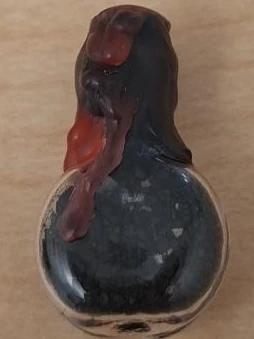 Small Glass Turkey Figurine