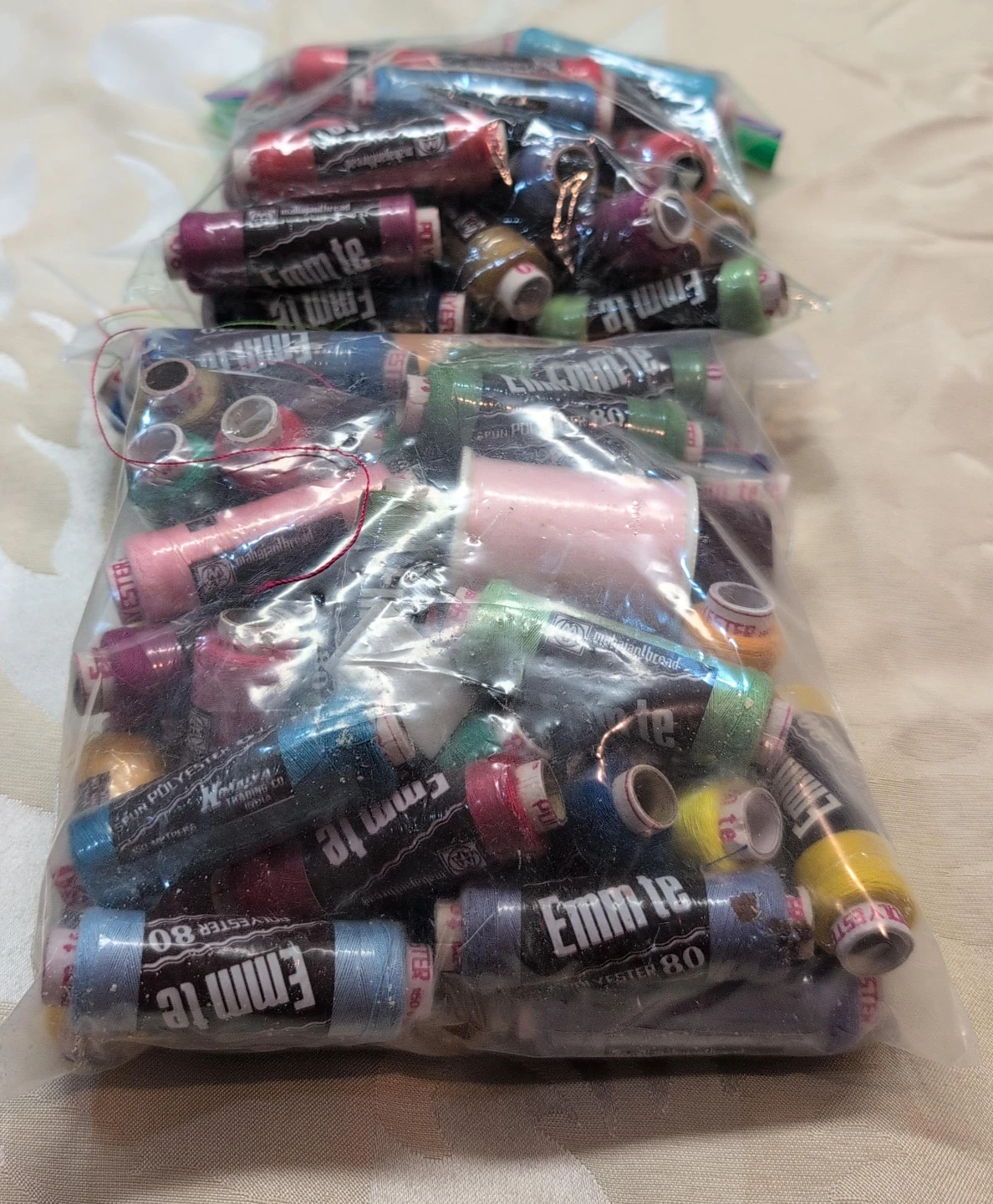 Emm-te Polyester Sewing Thread Spools