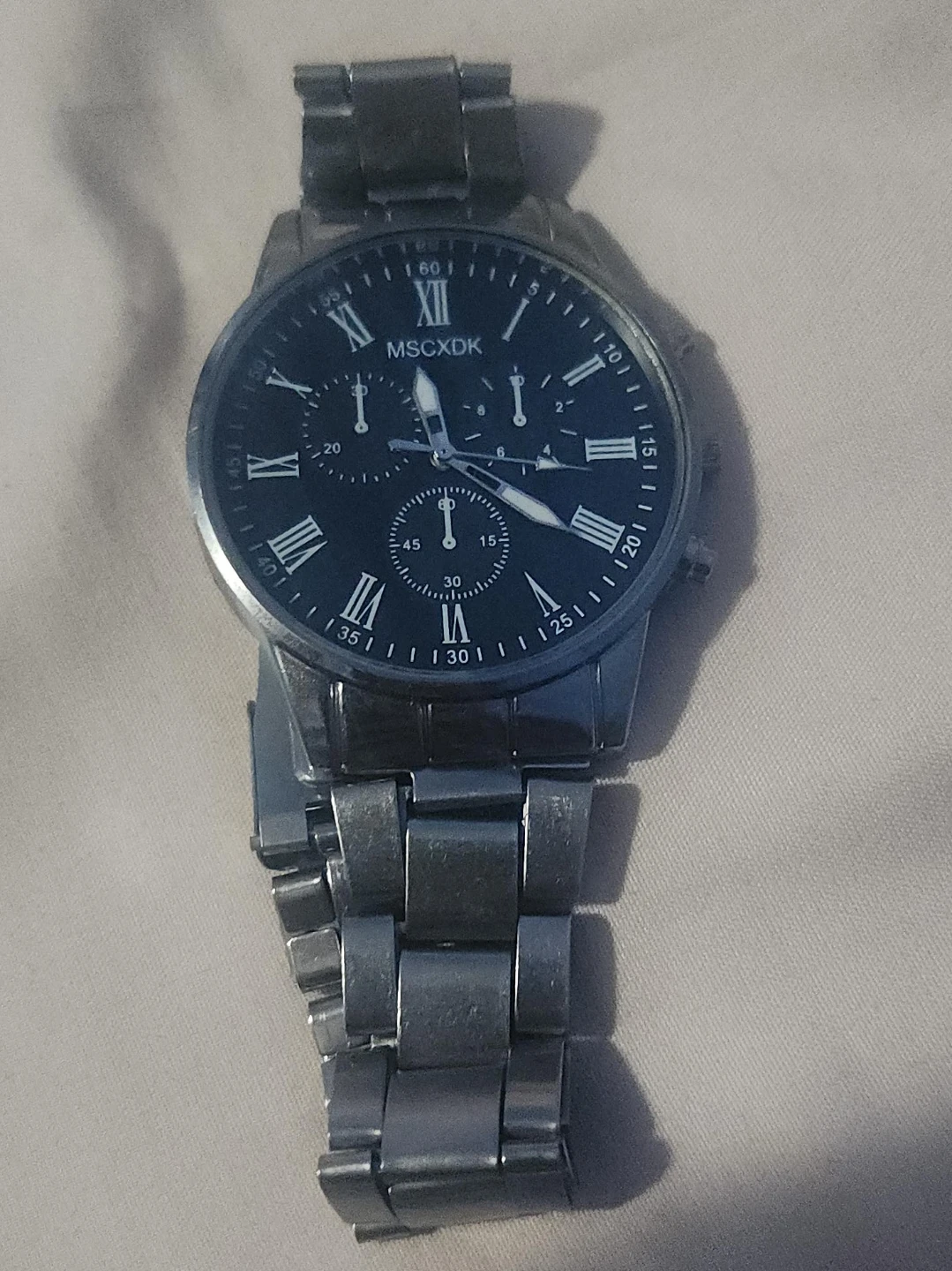 MSCXDK Men's Metal Link Watch