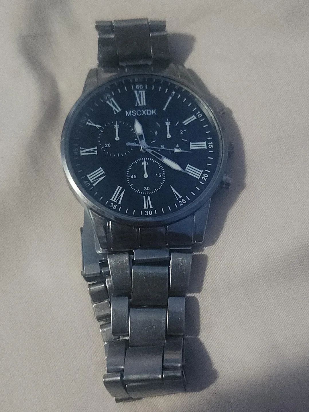 MSCXDK Men's Metal Link Watch