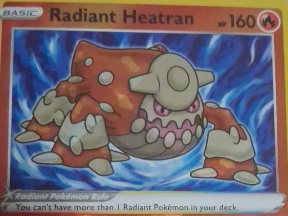 Radiant Heatran Pokemon Card
