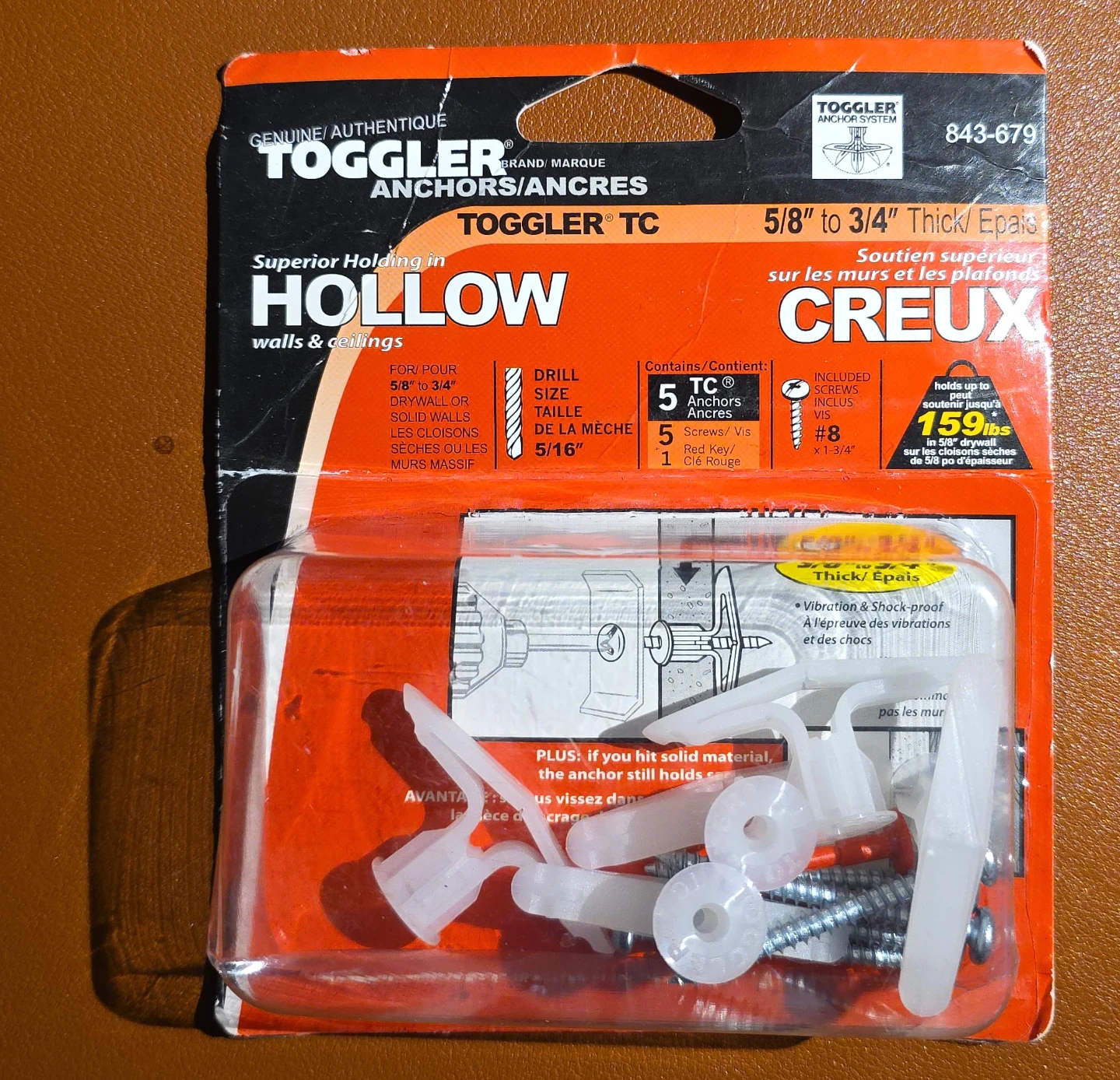TOGGLER TC Anchor System 843-679
