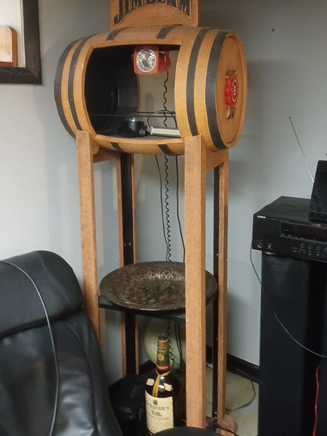 Jim Beam Barrel Display Stand