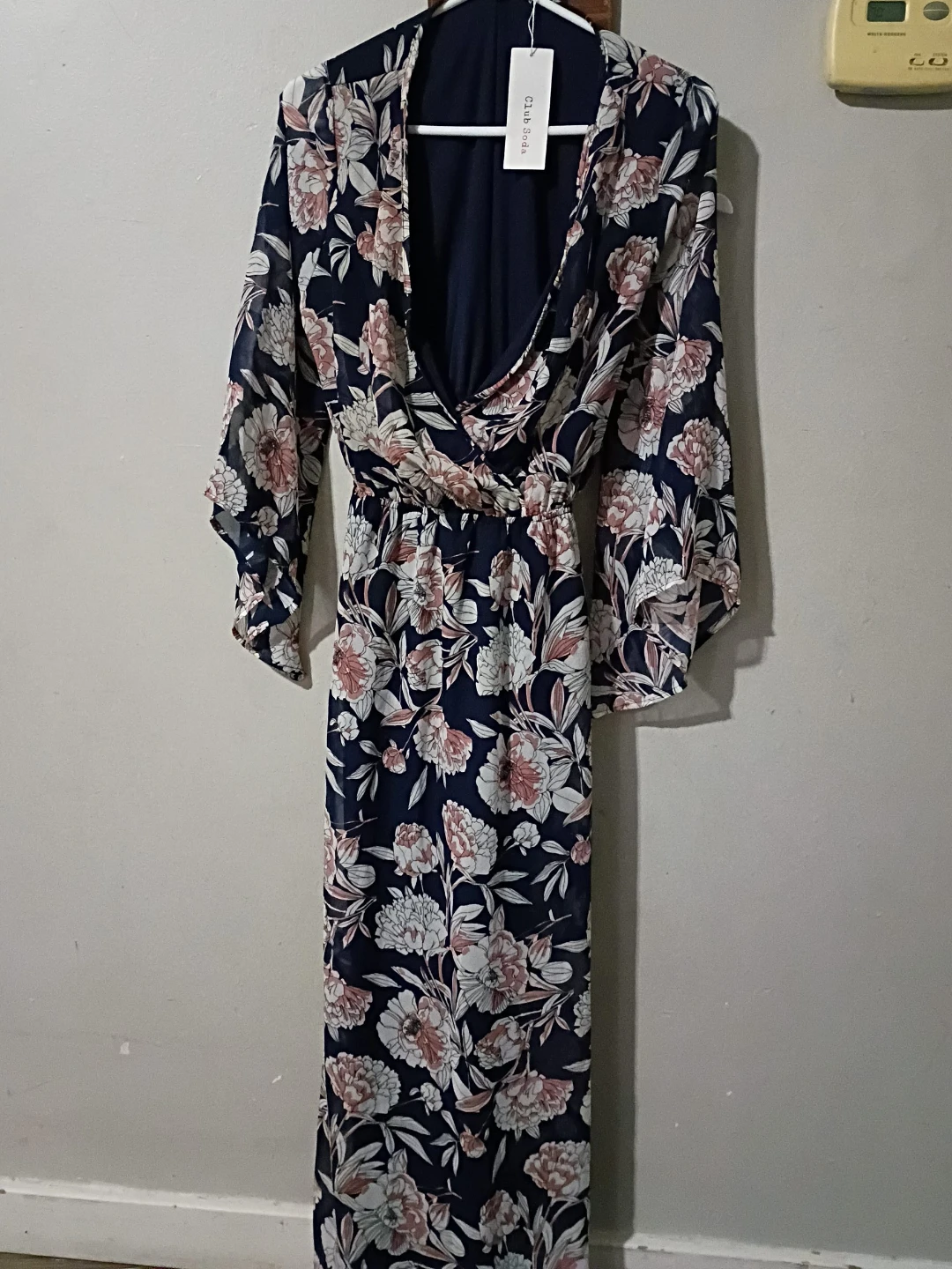 Club Soda Floral Maxi Dress