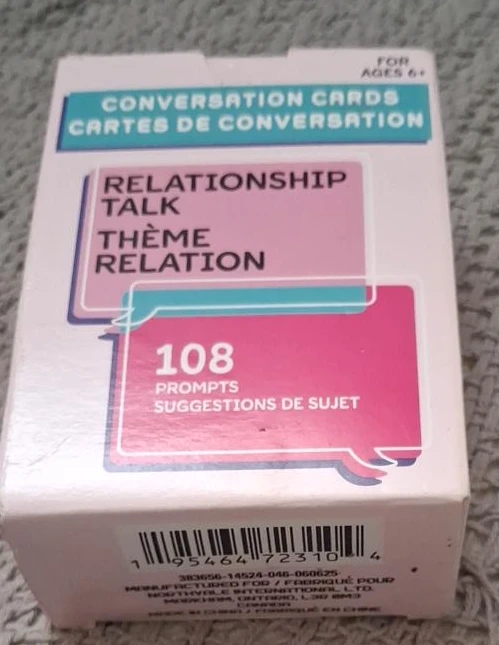 Relationship Talk Conversation Cards