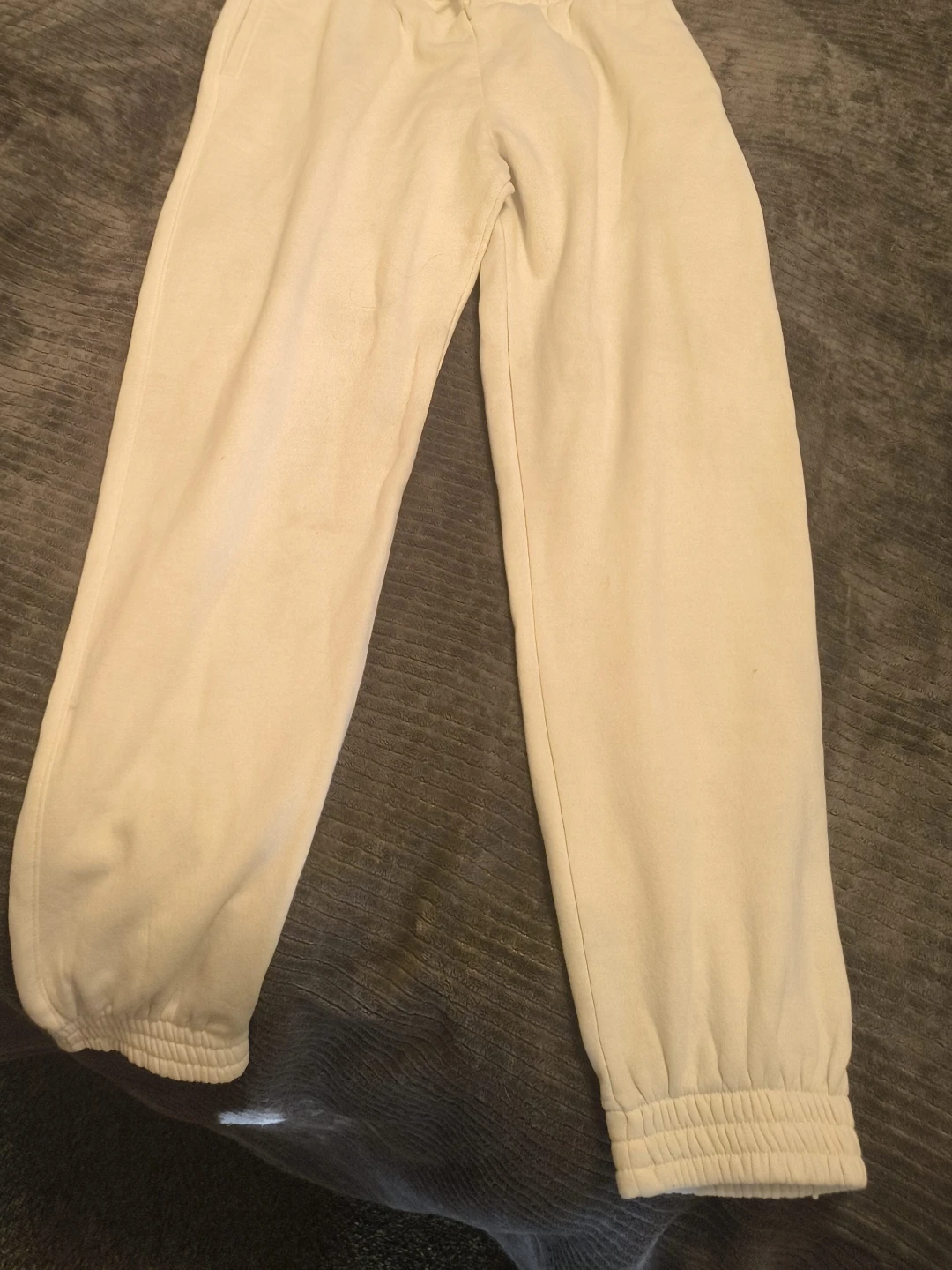 H&M Divided White Joggers