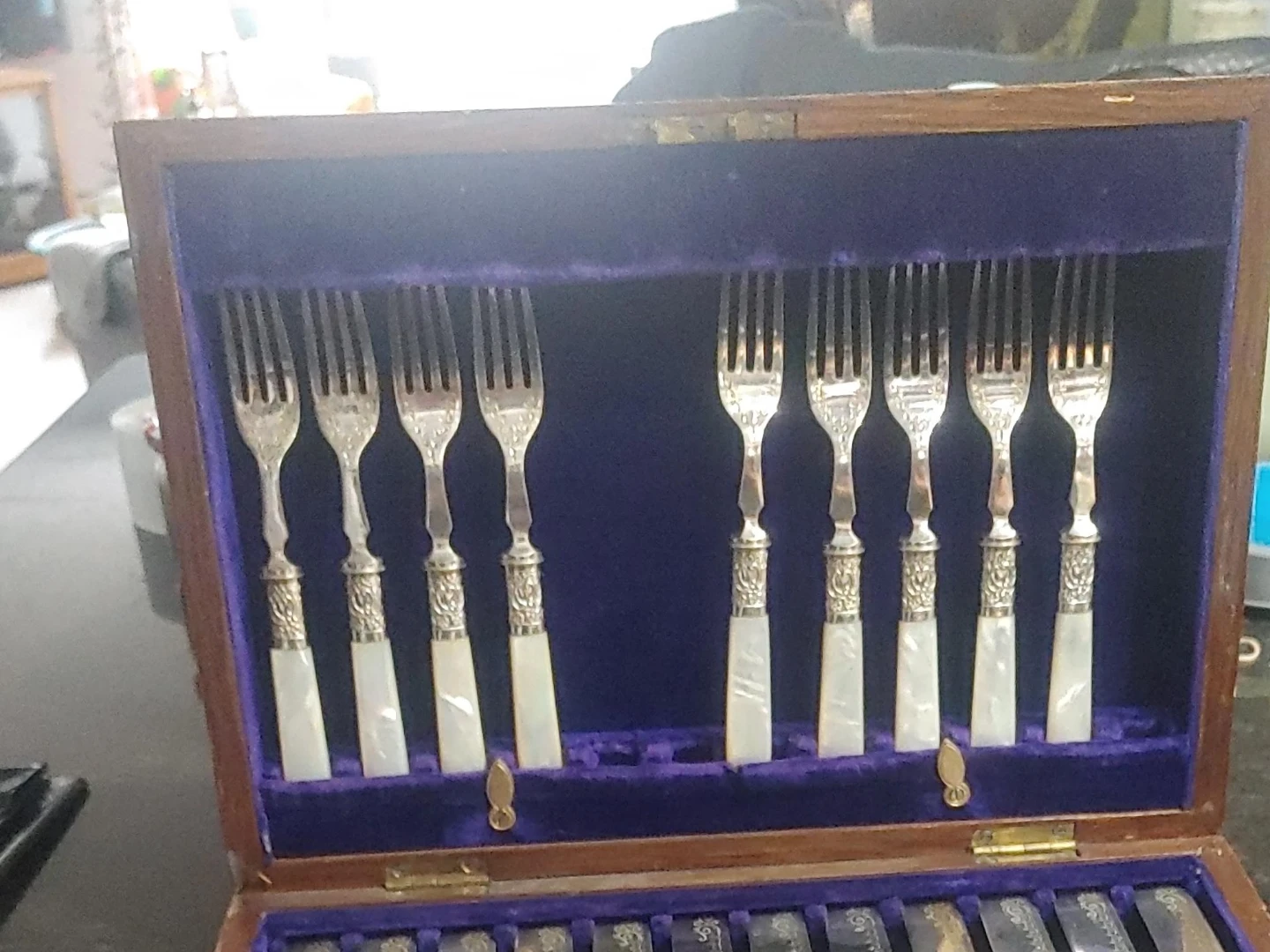 Vintage Mother of Pearl Cutlery Set