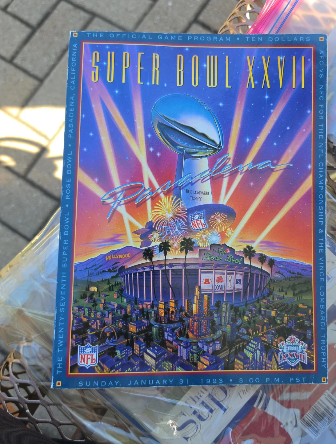 Super Bowl XXVII Official Game Program 1993