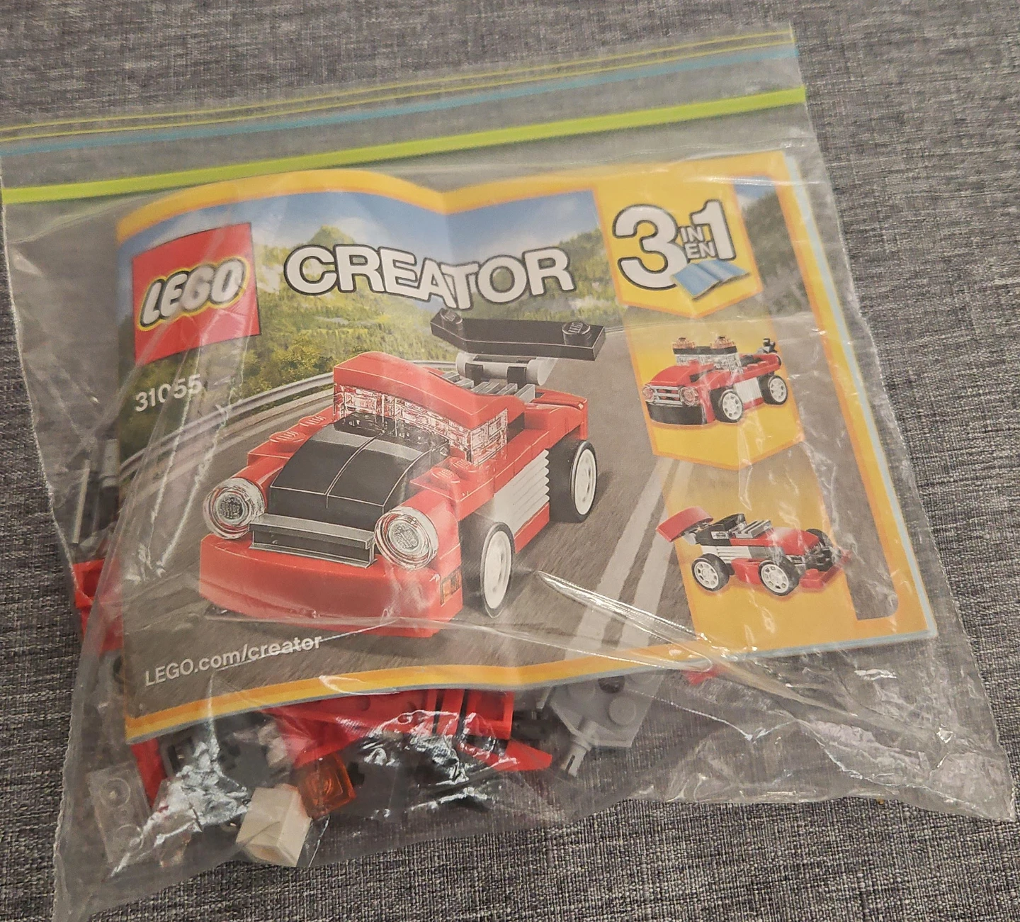 LEGO Creator 3-in-1 Red Racer Set 31055