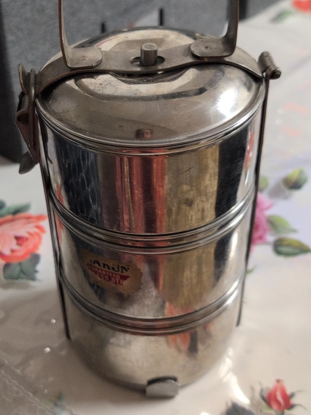 Arjun 3-Tier Stainless Steel Tiffin Carrier
