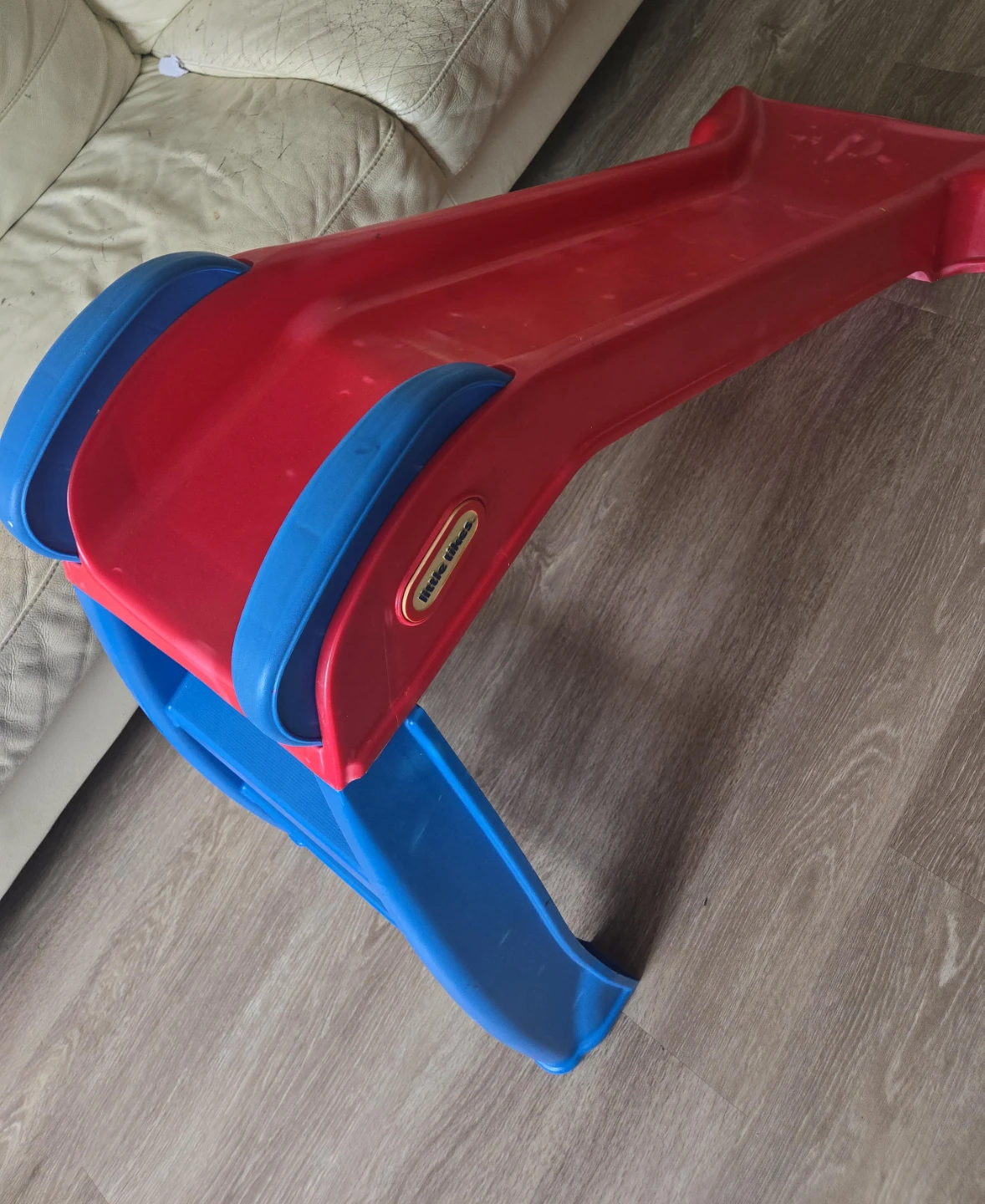 Little Tikes red and blue toddler slide