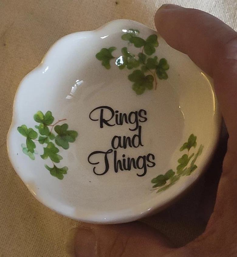 Ceramic Trinket Dish - Rings and Things